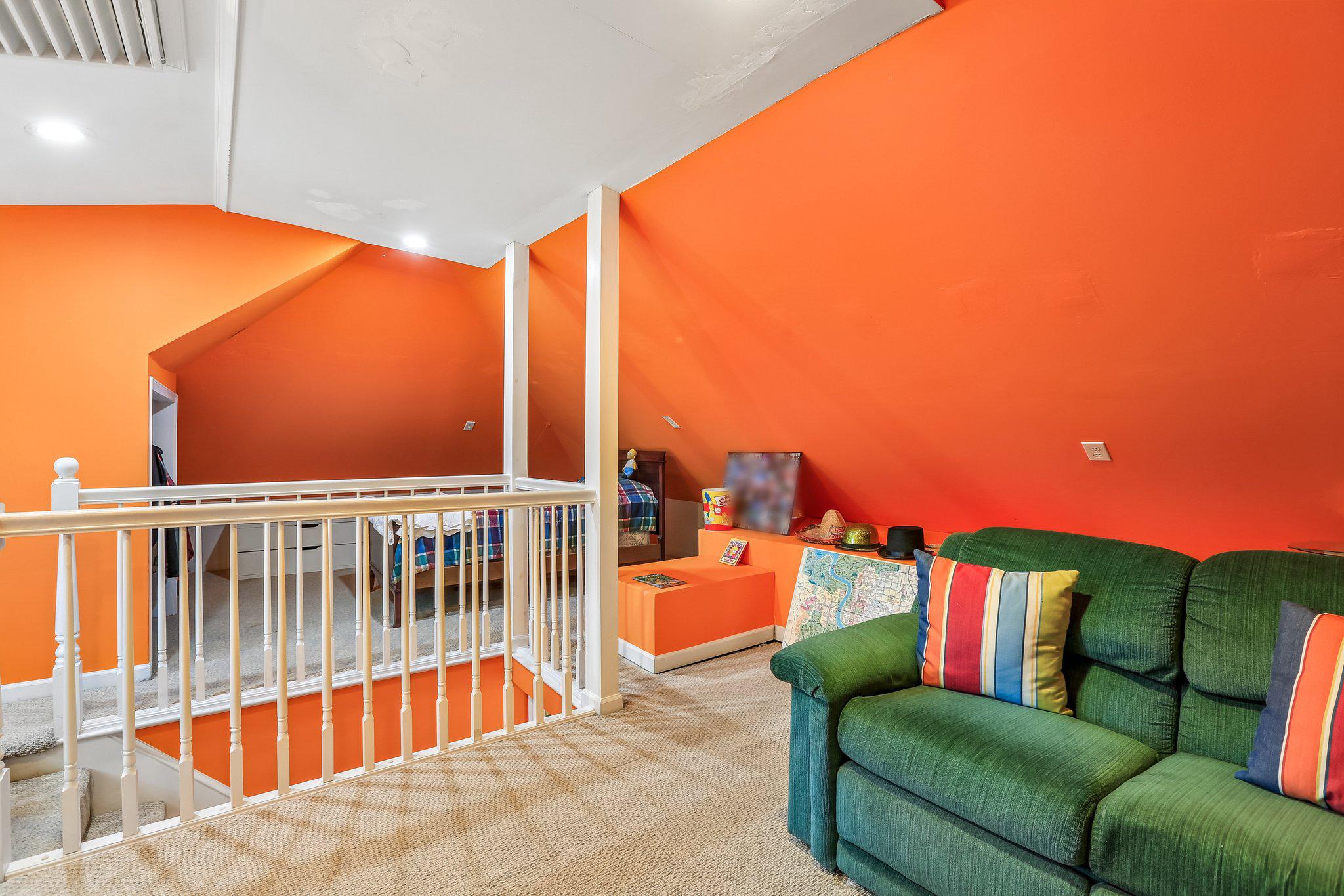 221 Patuxent Road Laurel, MD 20707 - Photo 24 of 33 Vibrant attic retreat with bold hues.