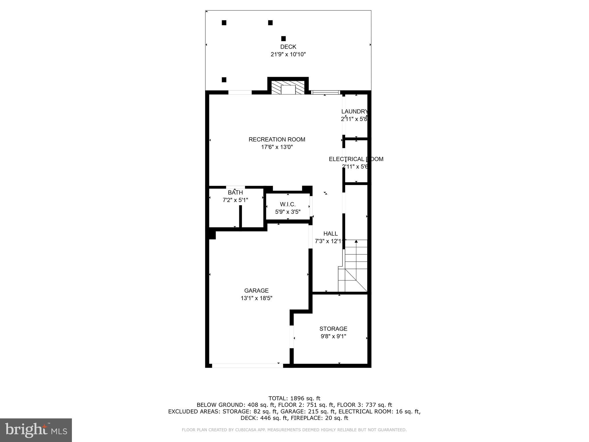 6911 Kerrywood Circle Centreville, VA 20121 - Photo 42 of 44 a picture of a floor plan