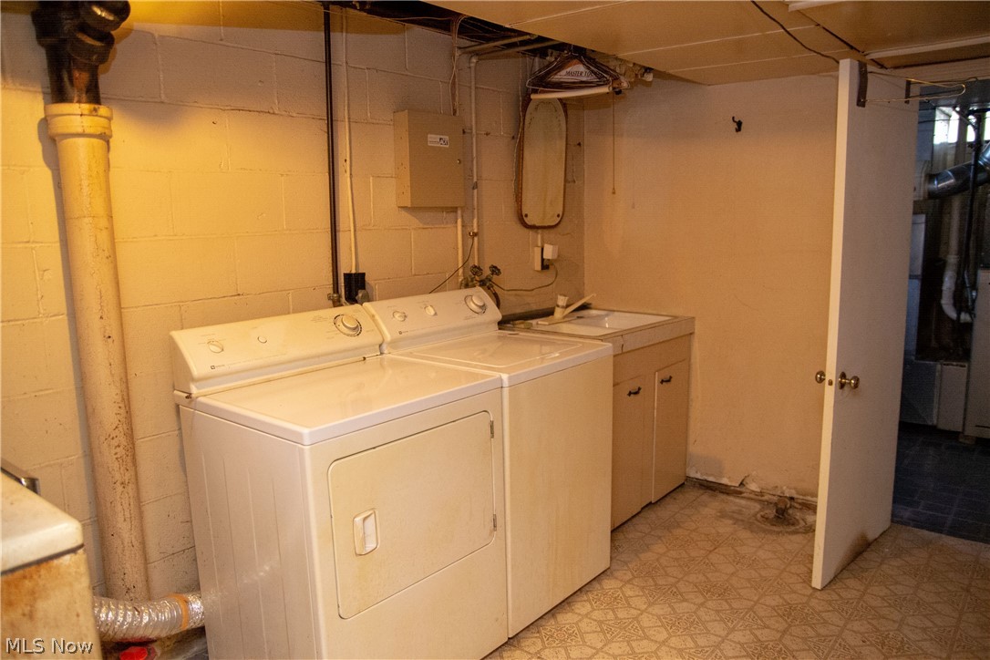 926 Ridge Road Northwest Canton, OH 44703 - Photo 26 of 35 Utility room in lower walk-out level. Washer and dryer convey. The garage is accessible from this room.