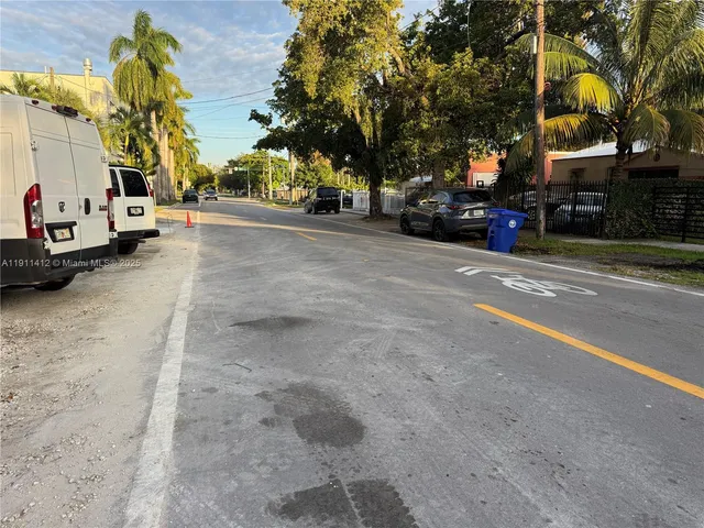 a view of street with cars
