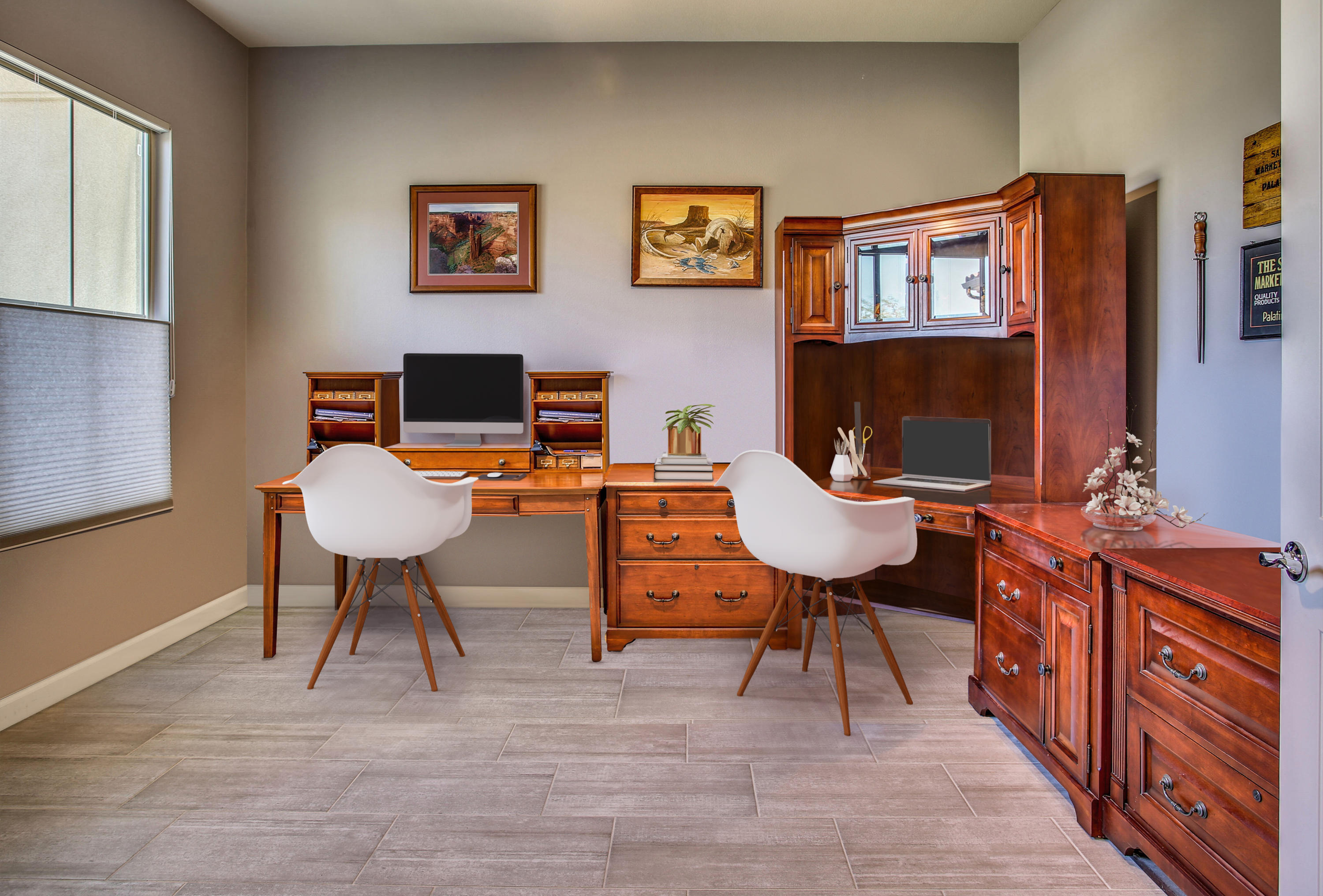 21 Riesling Rancho Mirage, CA 92270 - Photo 20 of 53 a work room with furniture a rug and a window
