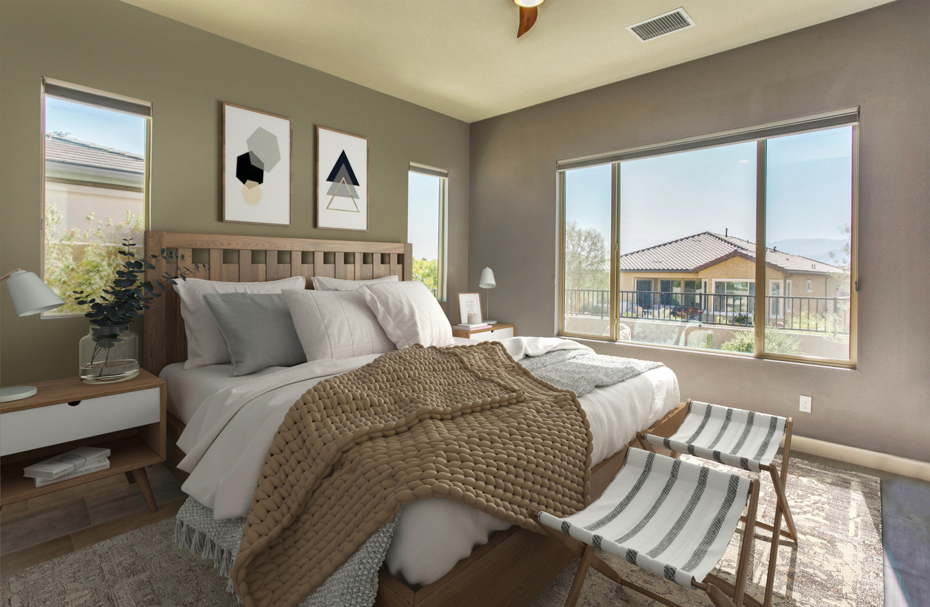 21 Riesling Rancho Mirage, CA 92270 - Photo 22 of 53 a bed sitting in a bedroom next to a window