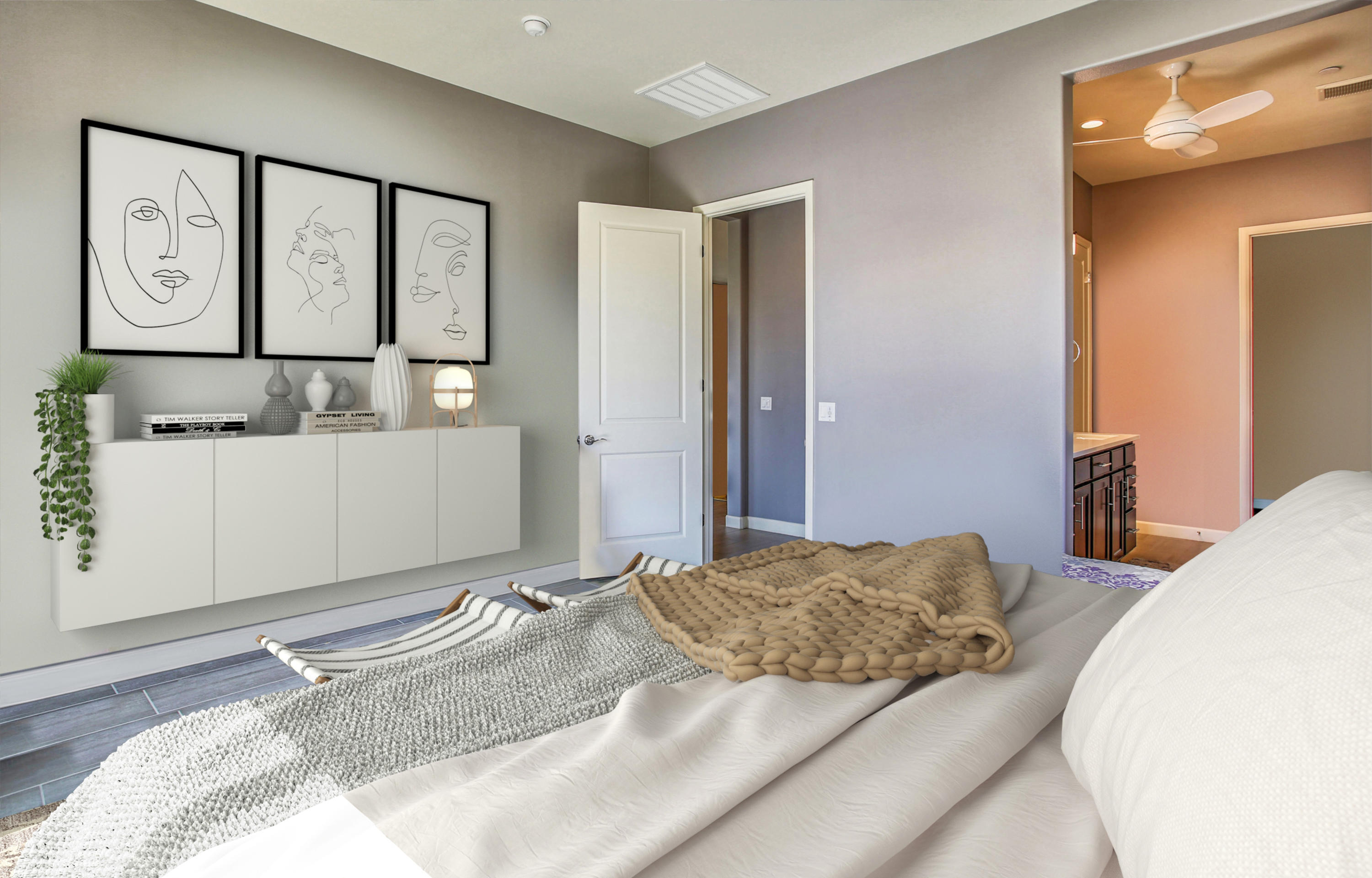 21 Riesling Rancho Mirage, CA 92270 - Photo 24 of 53 a bedroom with a large bed and a window