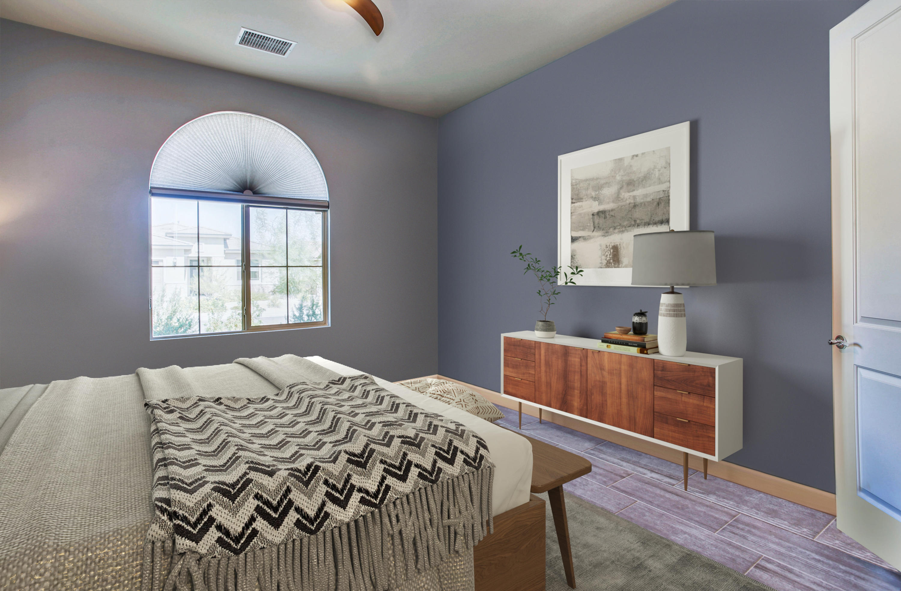 21 Riesling Rancho Mirage, CA 92270 - Photo 28 of 53 a bedroom with a bed and a window