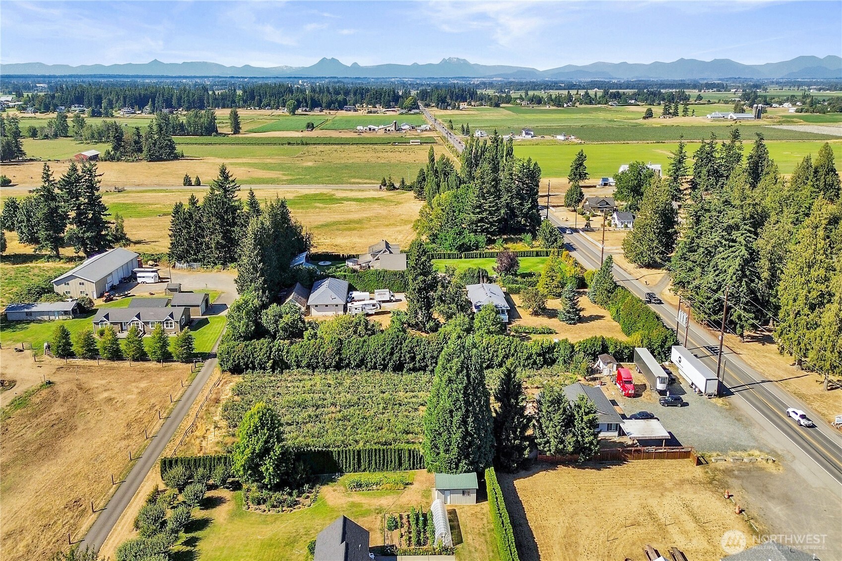 7025 Hannegan Road Lynden, WA 98264 - Photo 26 of 27 a view of a city with an ocean view