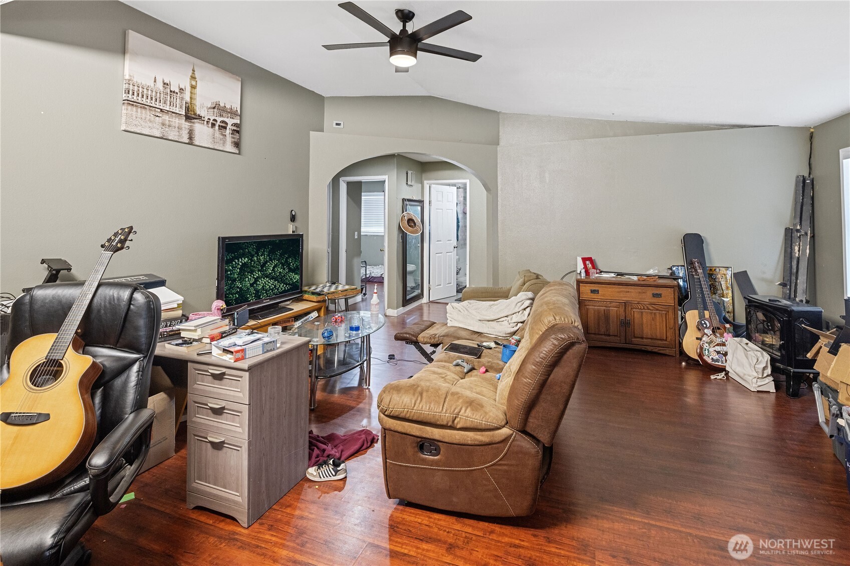 7025 Hannegan Road Lynden, WA 98264 - Photo 5 of 27 a living room with furniture and a large window