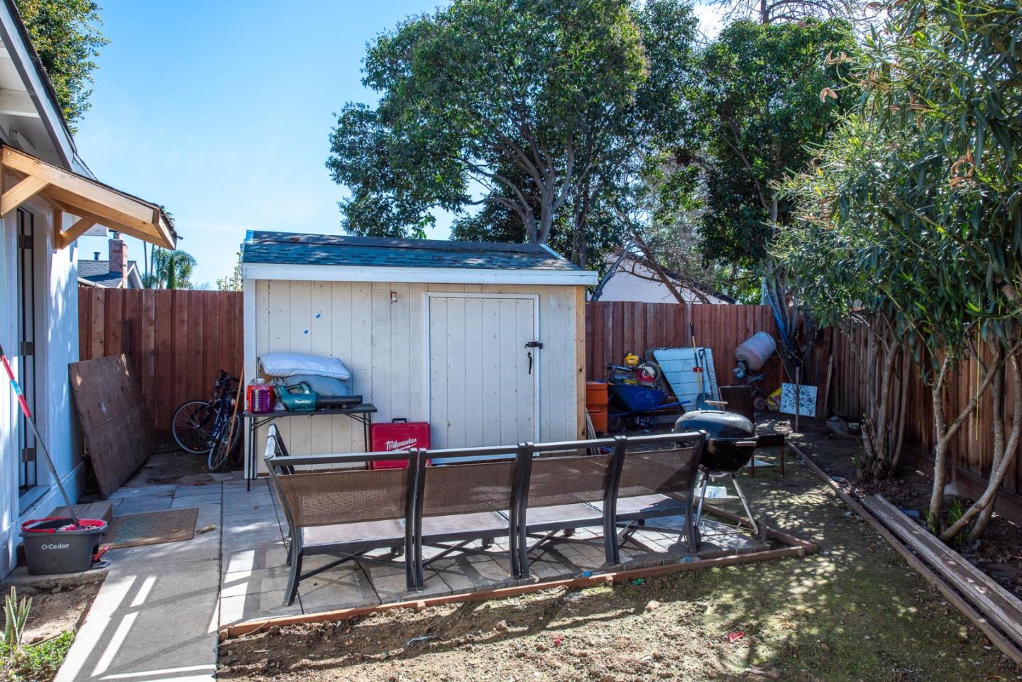 5798 Ribchester Court San Jose, CA 95123 - Photo 16 of 18 a view of backyard with deck and outdoor seating
