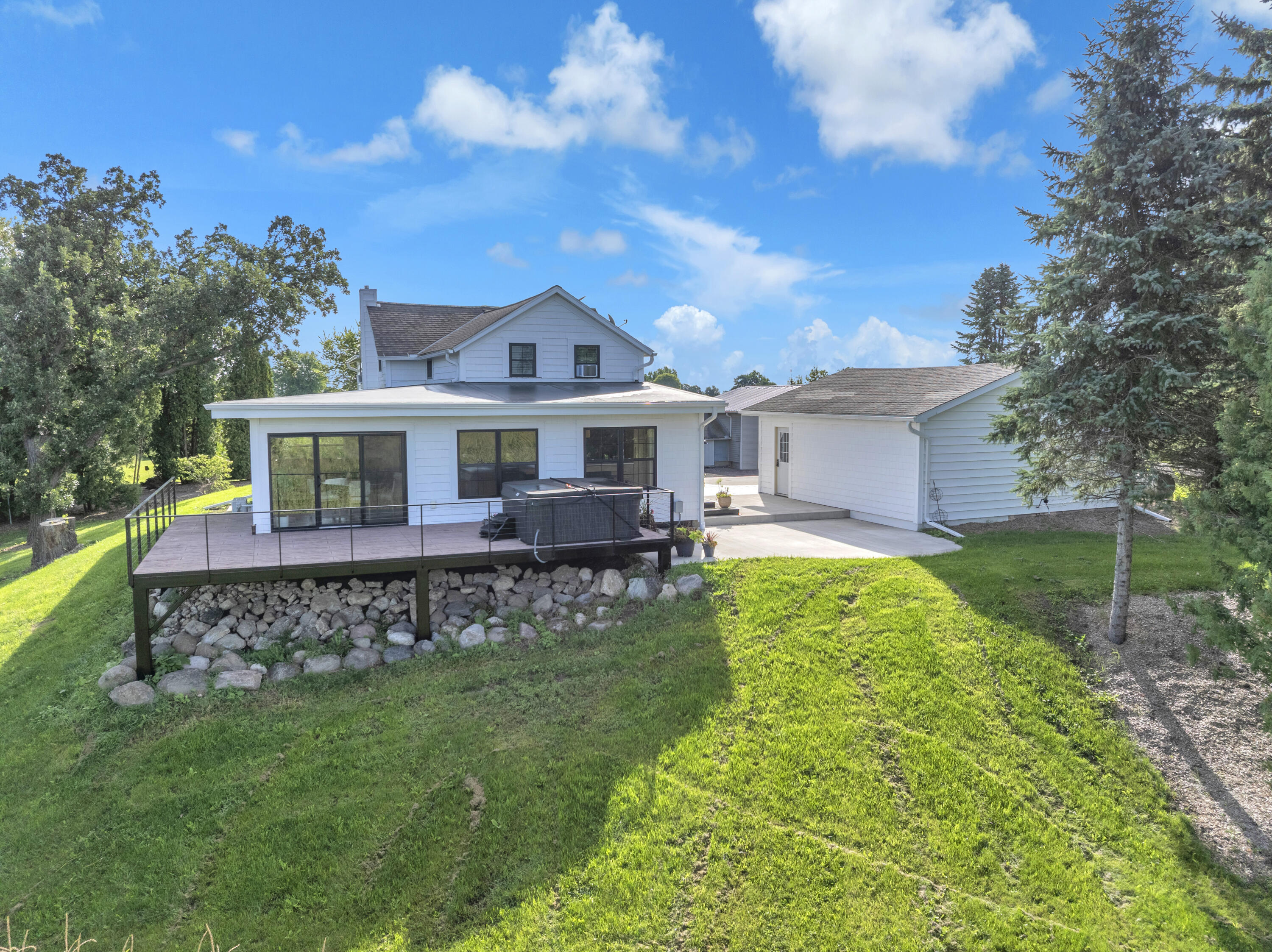 W10716 Konow Road Springvale, WI 54974 - Photo 3 of 48 Aerial Rear-1-2