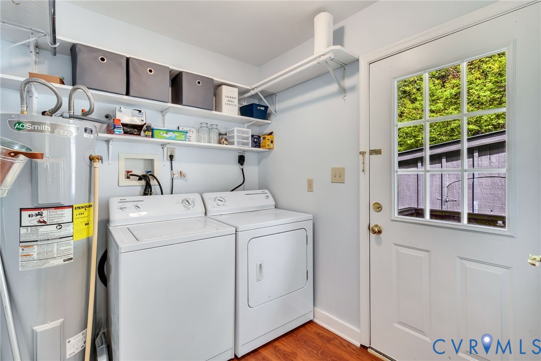 193 Deep Water Lane Reedville, VA 22539 - Photo 12 of 84 Dedicated laundry area featuring a washer and drye