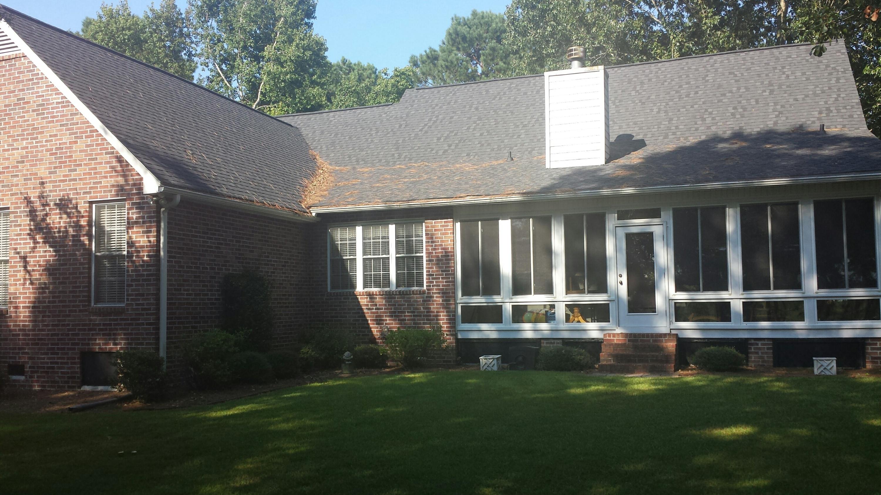4425 Lord Proprietors Road Meggett, SC 29449 - Photo 4 of 22 Rear view of home and sunroom