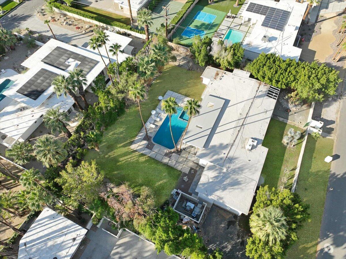447 West Mariscal Road Palm Springs, CA 92262 - Photo 22 of 22 an aerial view of a house with outdoor space