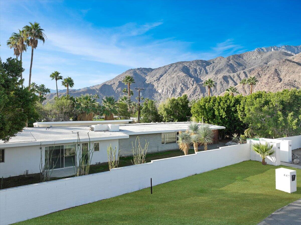 447 West Mariscal Road Palm Springs, CA 92262 - Photo 3 of 22 a view of a house with a yard