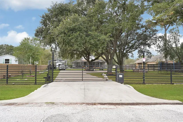 a house view with a backyard