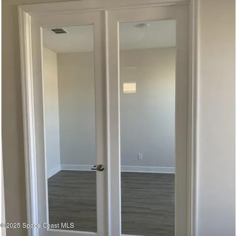 a view of front door