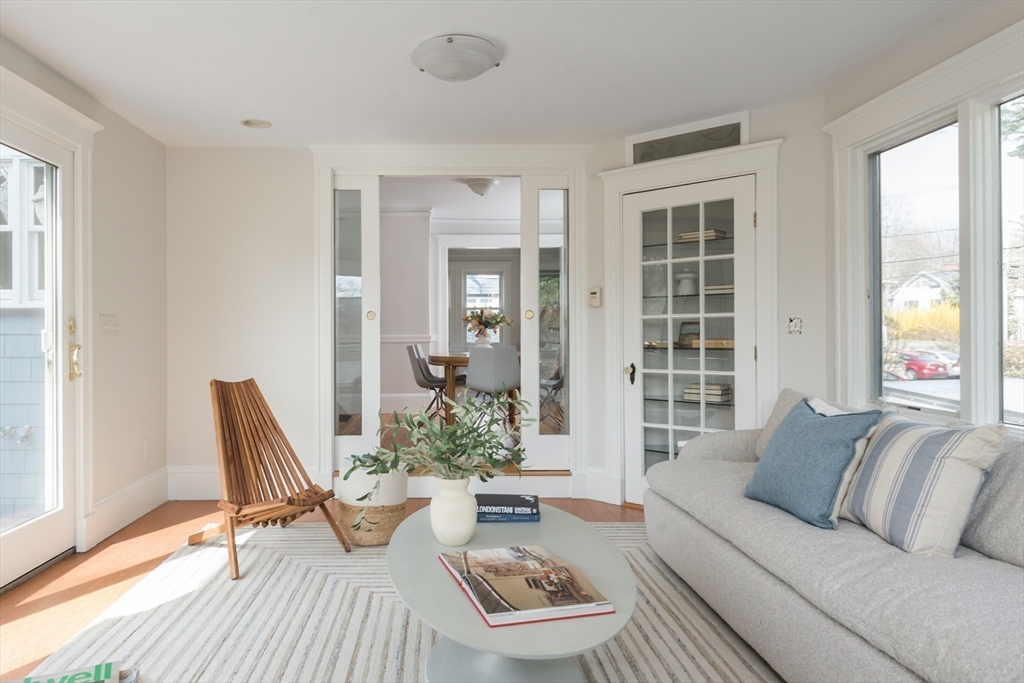 33 Ottawa Road Arlington, MA 02476 - Photo 5 of 38 a living room with furniture and a large window