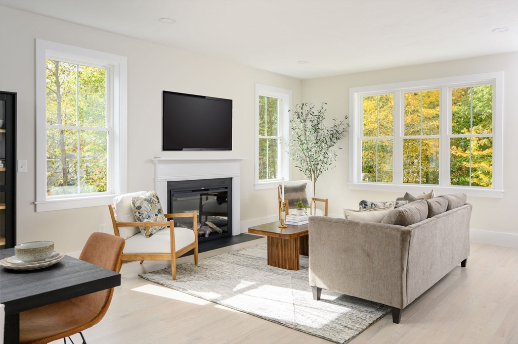 20 Howland Trail, Unit 35 Hanson, MA 02341 - Photo 18 of 26 a living room with furniture and a flat screen tv