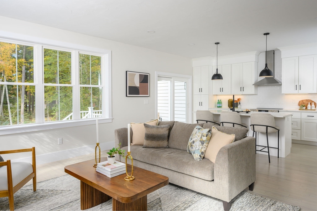 20 Howland Trail, Unit 35 Hanson, MA 02341 - Photo 19 of 26 a living room with furniture and a large window