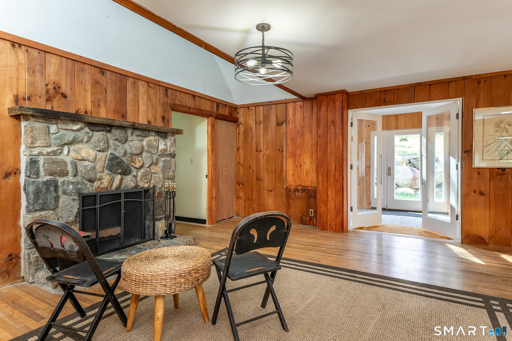 72 Hickory Hill Road Morris, CT 06763 - Photo 13 of 30 Front room leads to great room through double doors