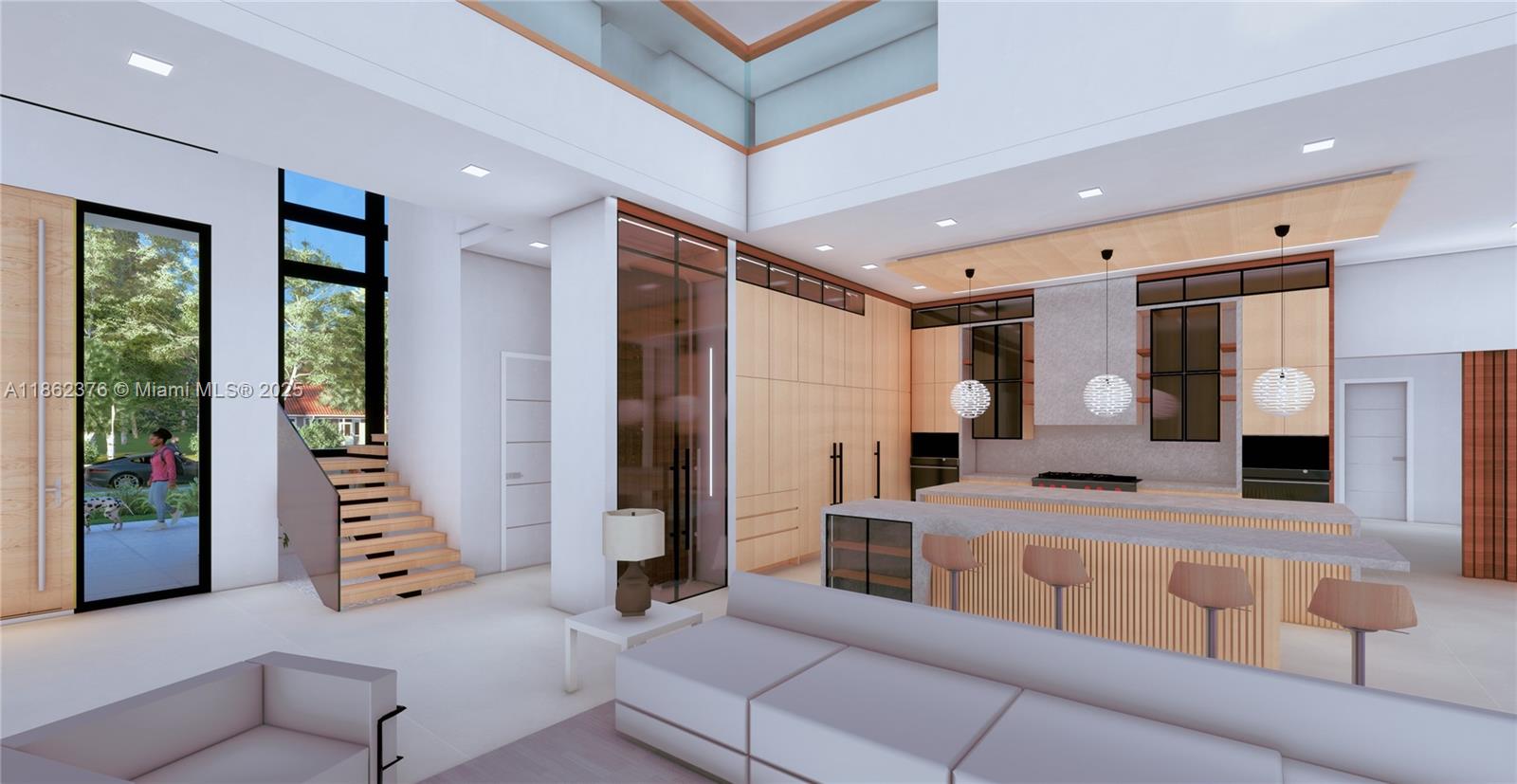 498 Northeast 10th Street Boca Raton, FL 33432 - Photo 2 of 9 a living room with furniture and a large window