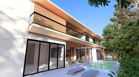 a front view of a house with balcony