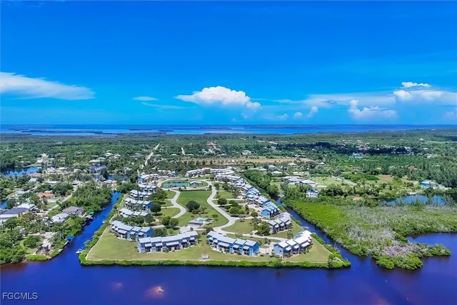 a view of a city and an ocean