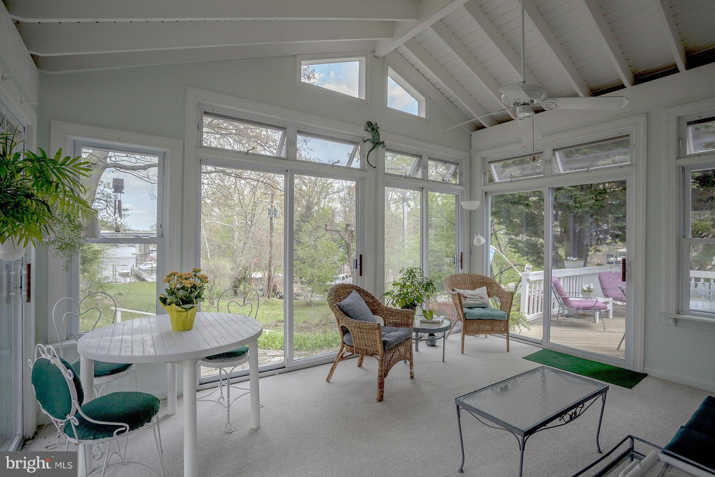 405 Sumner Road Annapolis, MD 21401 - Photo 10 of 30 Sun Room with Views of the Water & Surrounds
