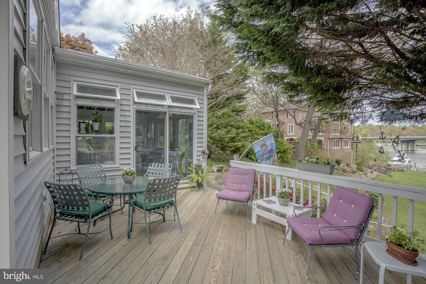 405 Sumner Road Annapolis, MD 21401 - Photo 13 of 30 Deck off Sun Room