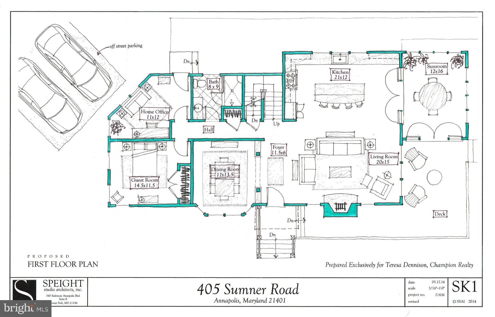 405 Sumner Road Annapolis, MD 21401 - Photo 26 of 30 Speight Studio Architects Expansion Plans
