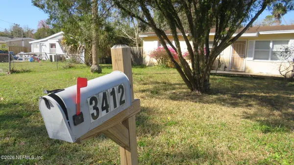 a backyard of a house