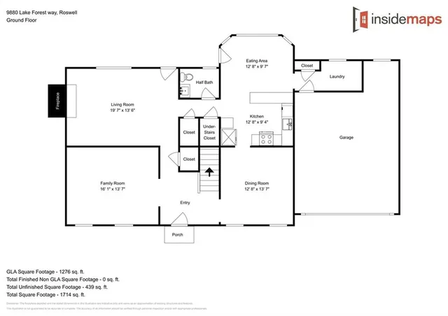 $2,925 | 9880 Lake Forest Way, Roswell, GA 30076