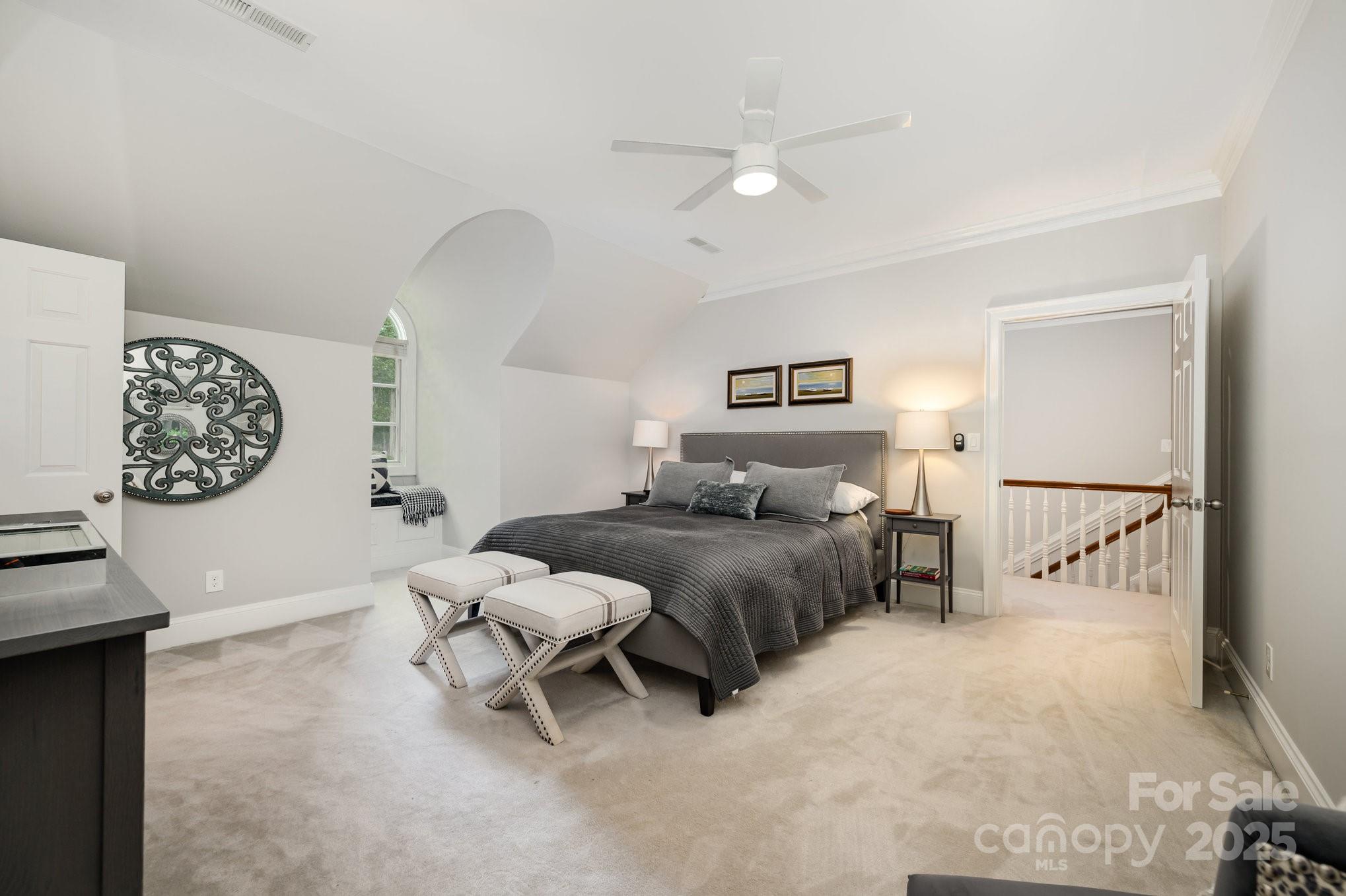 16133 North Point Road Huntersville, NC 28078 - Photo 35 of 48 a bedroom with furniture and a window