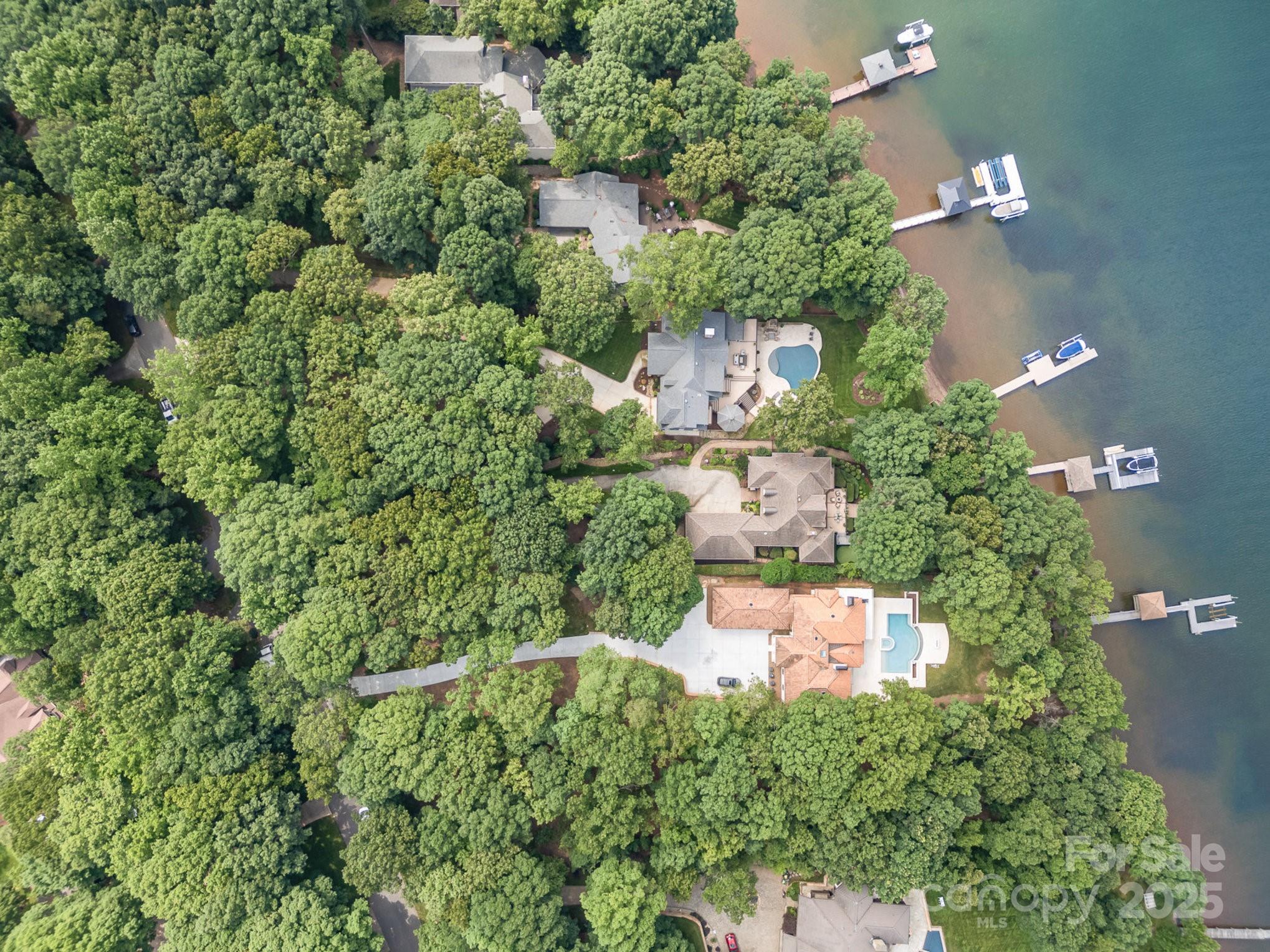16133 North Point Road Huntersville, NC 28078 - Photo 47 of 48 an aerial view of a house with a yard