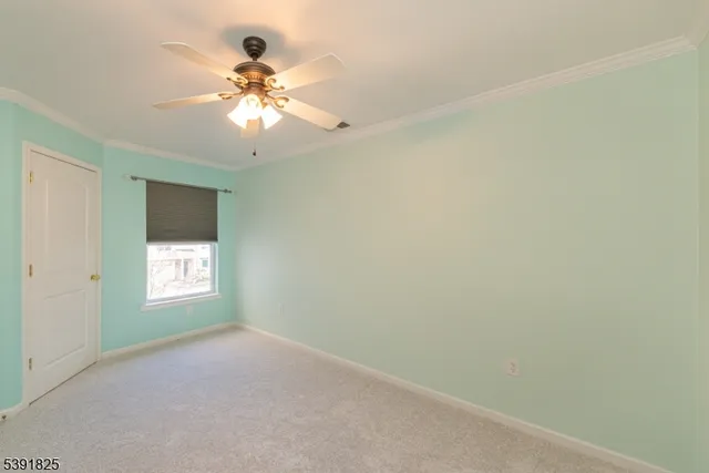 a window in an empty room