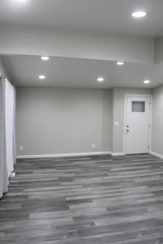 a view of an empty room