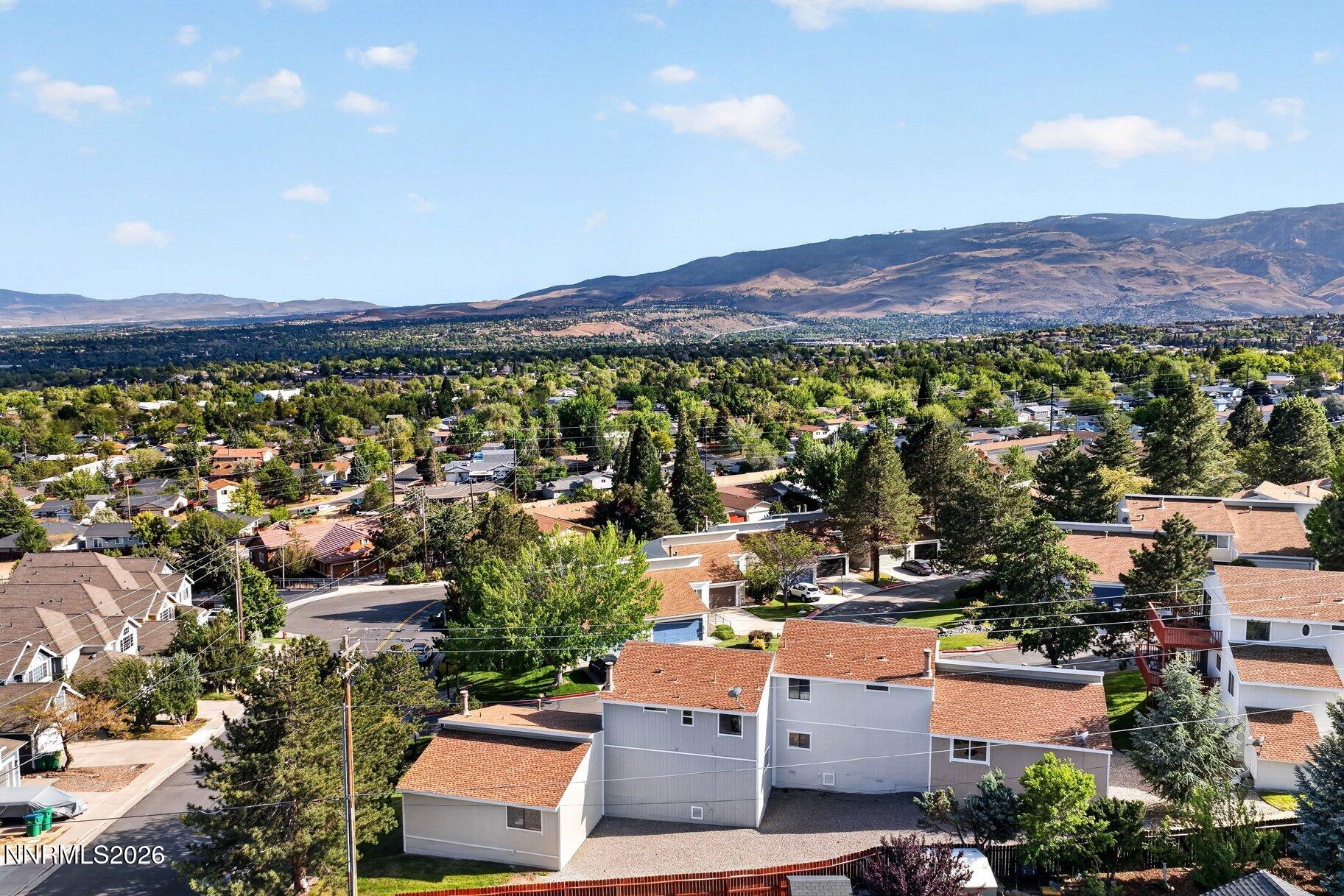 3415 Balboa Drive Reno, NV 89503 - Photo 53 of 61 an aerial view of residential houses and outdoor space