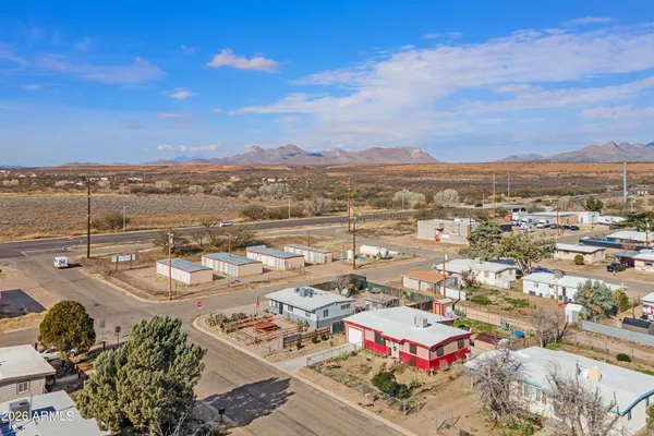 an aerial view of residential houses