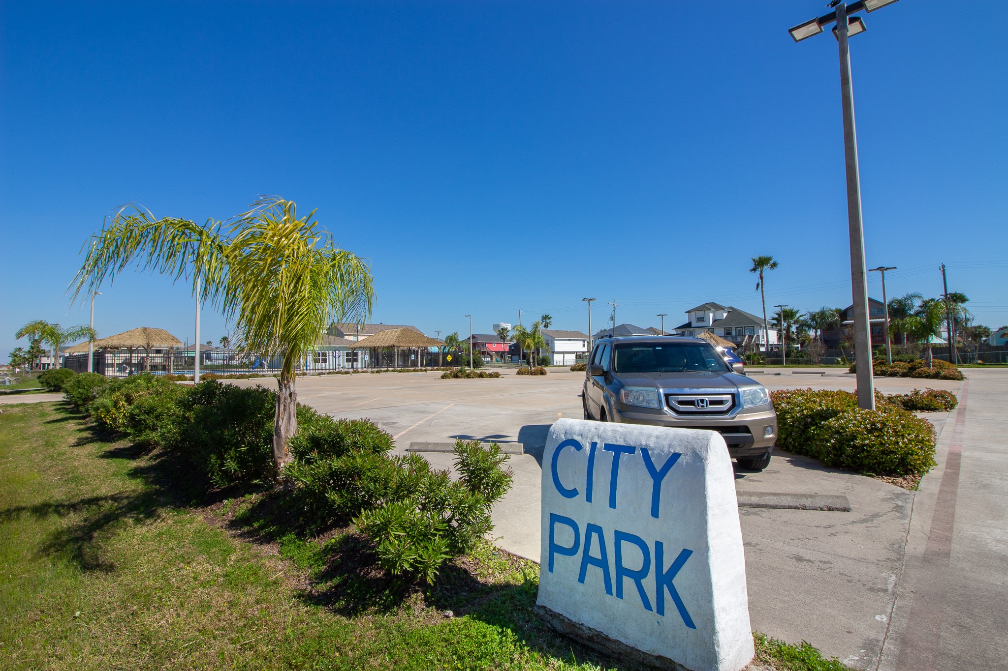 16634 Jamaica Beach Road Galveston, TX 77554 - Photo 43 of 47 a view of a street with a park