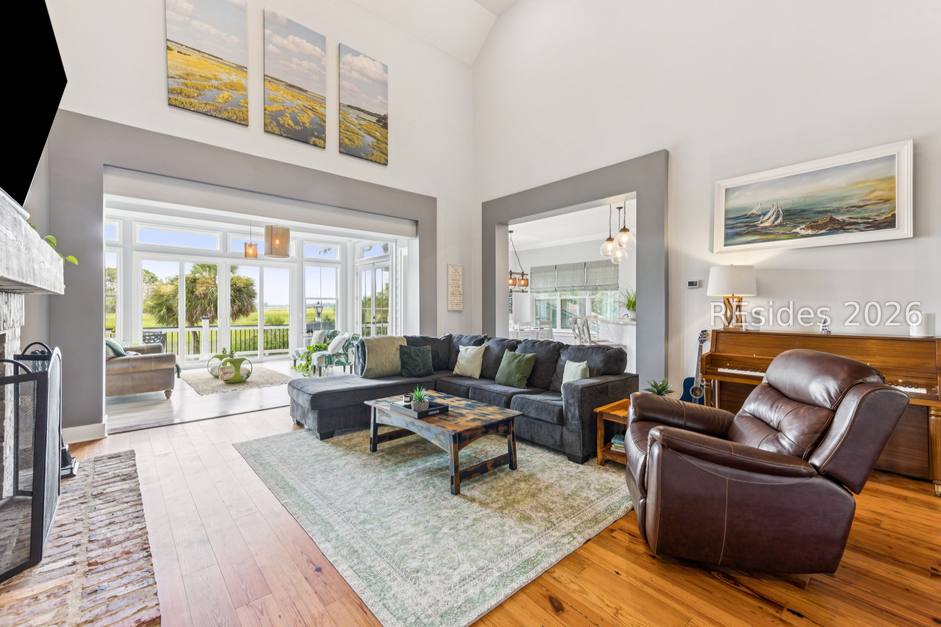 41 Buck Point Road Bluffton, SC 29910 - Photo 11 of 68 Great room open to Carolina Room