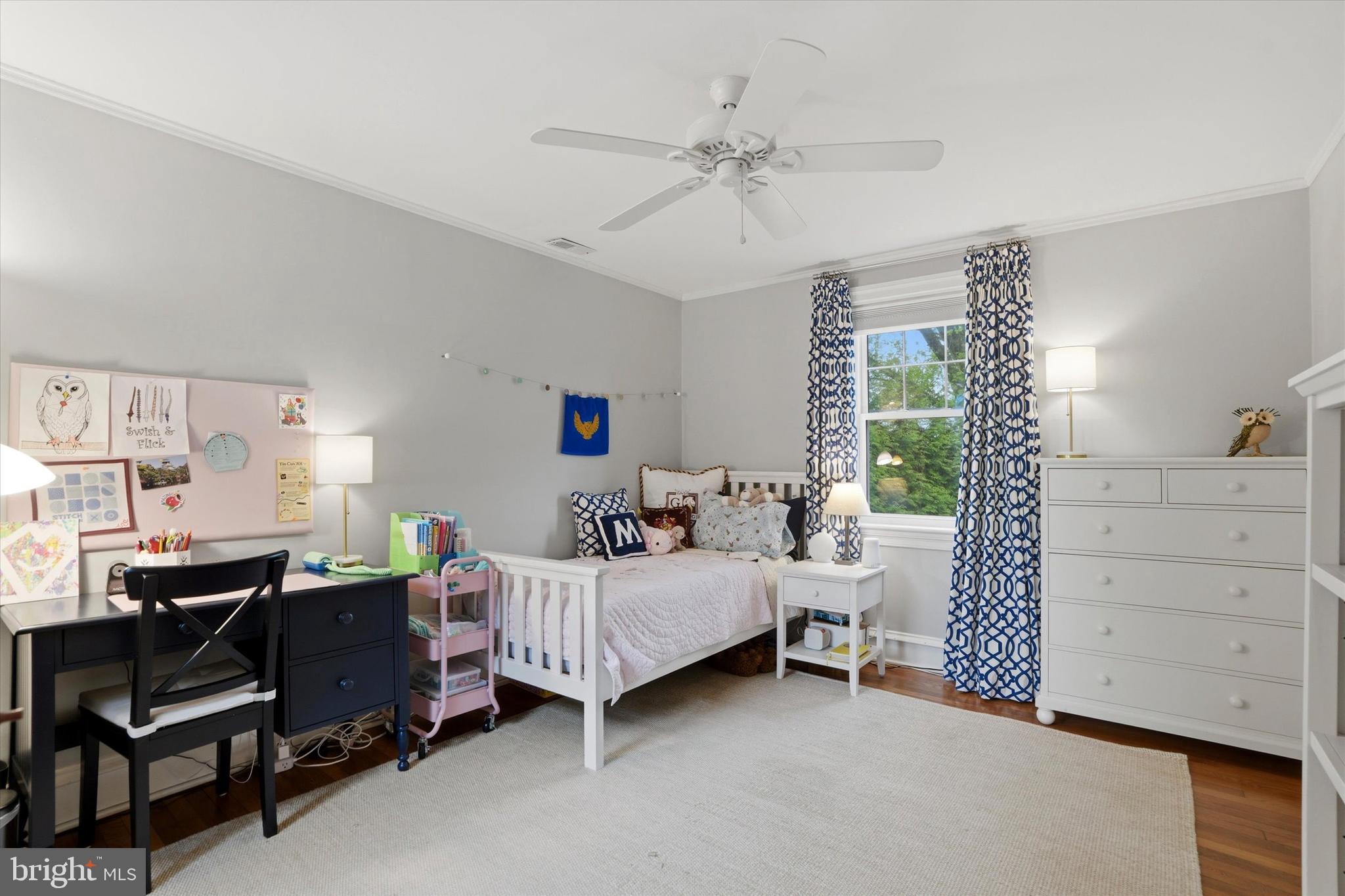 7 Farm Road Wayne, PA 19087 - Photo 24 of 65 a bedroom with furniture and a large window