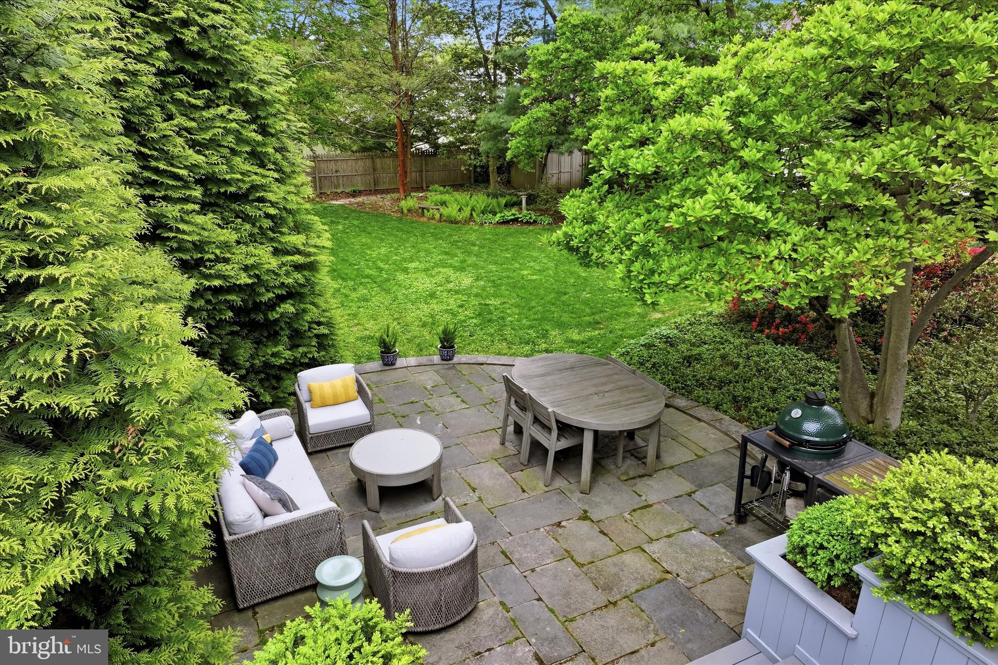 7 Farm Road Wayne, PA 19087 - Photo 56 of 65 a view of a patio in backyard