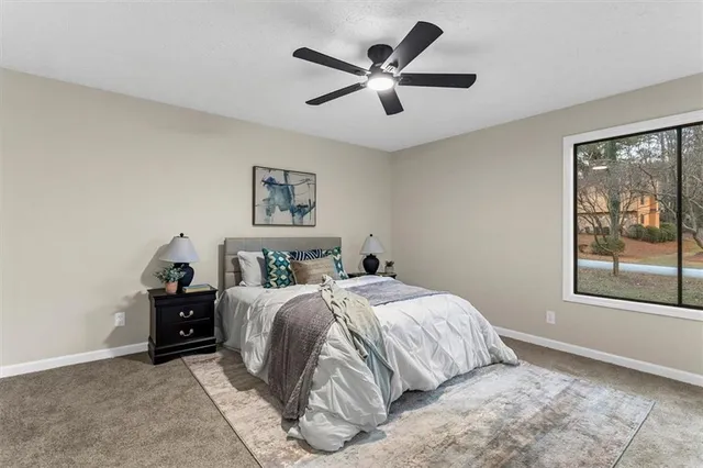 a bathroom with a tub