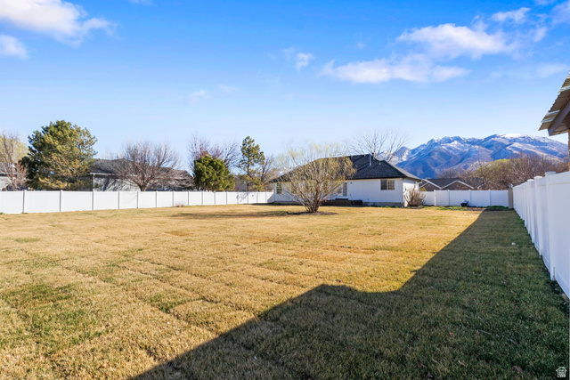 13176 Day Court Draper, UT 84020 - Photo 38 of 45 Fenced backyard with a mountain view