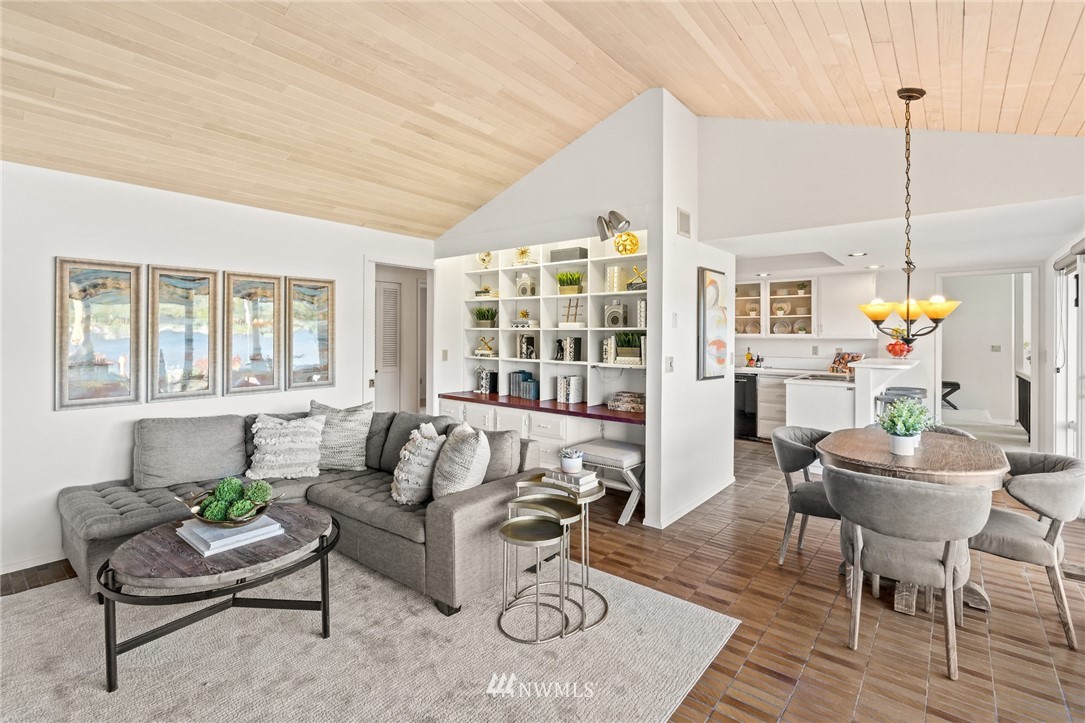 3436 Evergreen Point Road Medina, WA 98039 - Photo 6 of 16 a living room with furniture and a large window