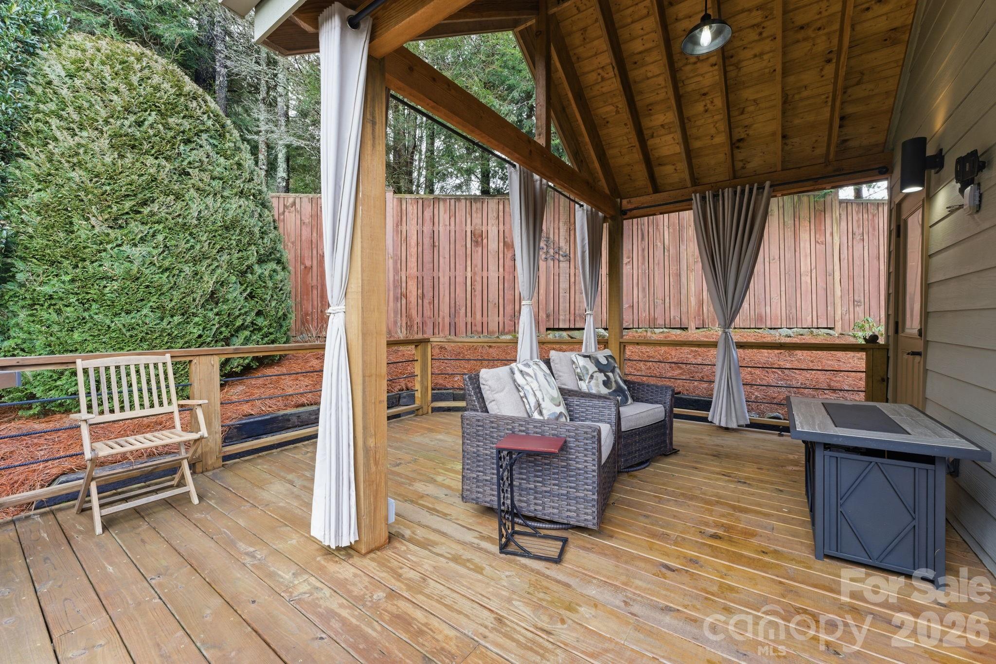 37 Coach Club Highlands, NC 28741 - Photo 22 of 37 a balcony with chairs and with outdoor views