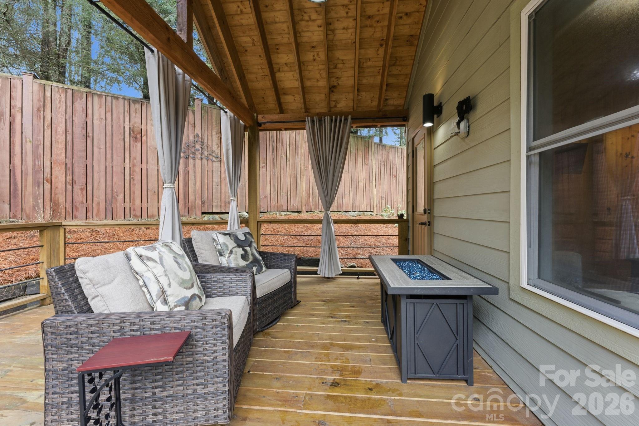 37 Coach Club Highlands, NC 28741 - Photo 32 of 37 a balcony with furniture and a potted plant