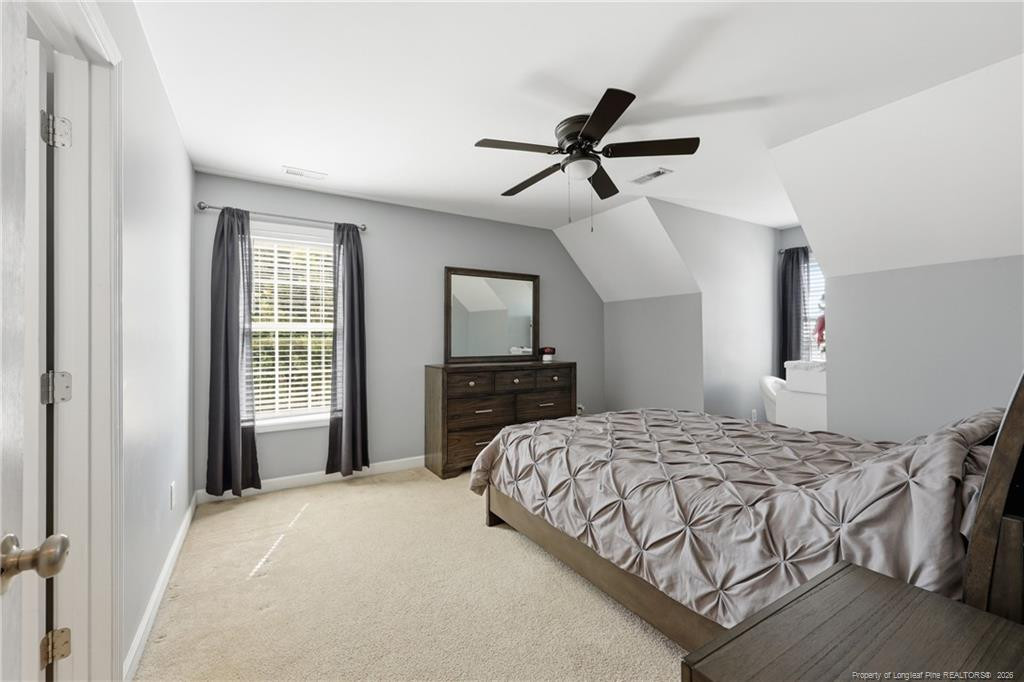 206 Blacksmith Lane Raeford, NC 28376 - Photo 22 of 48 a bedroom with a bed and a tv on the dresser