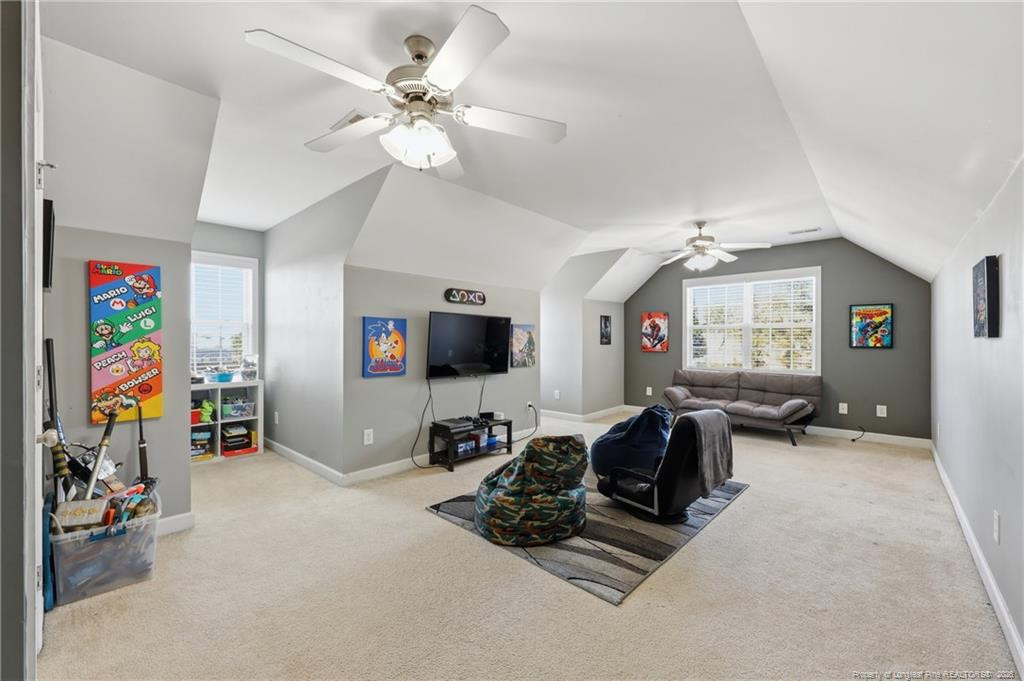 206 Blacksmith Lane Raeford, NC 28376 - Photo 35 of 48 a living room with furniture and a flat screen tv