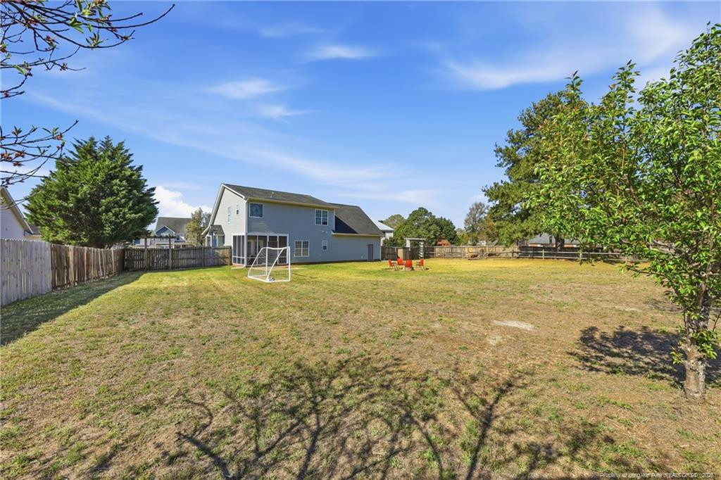 206 Blacksmith Lane Raeford, NC 28376 - Photo 43 of 48 a house view with swimming pool in front of it