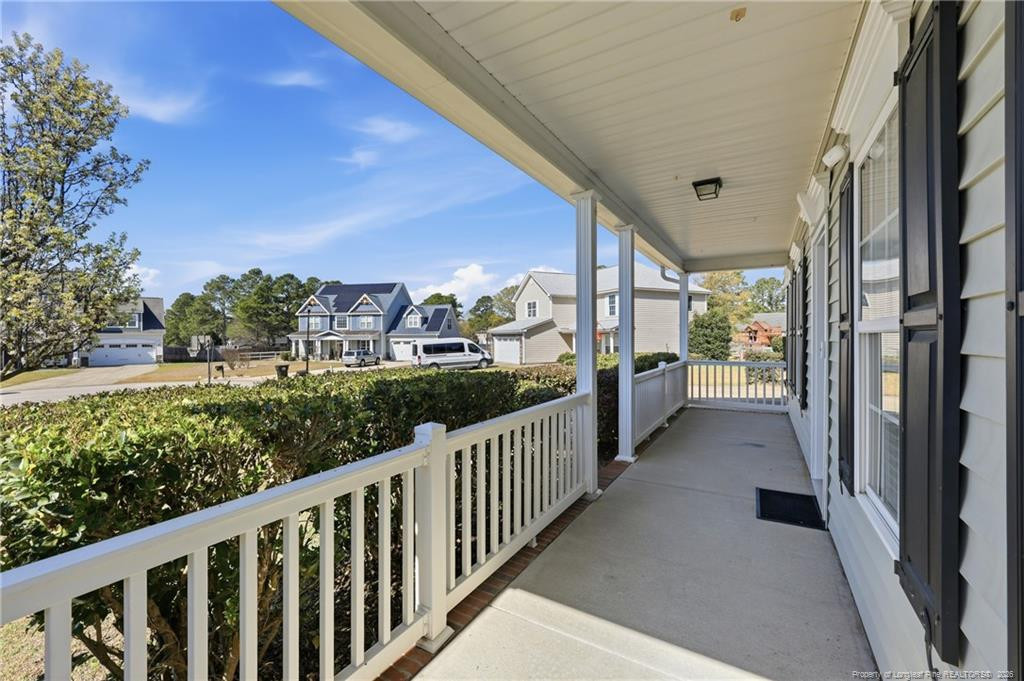 206 Blacksmith Lane Raeford, NC 28376 - Photo 7 of 48 a view of a street from a balcony