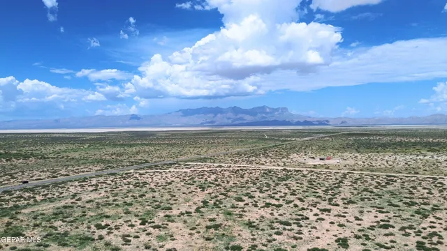 a view of a large mountain